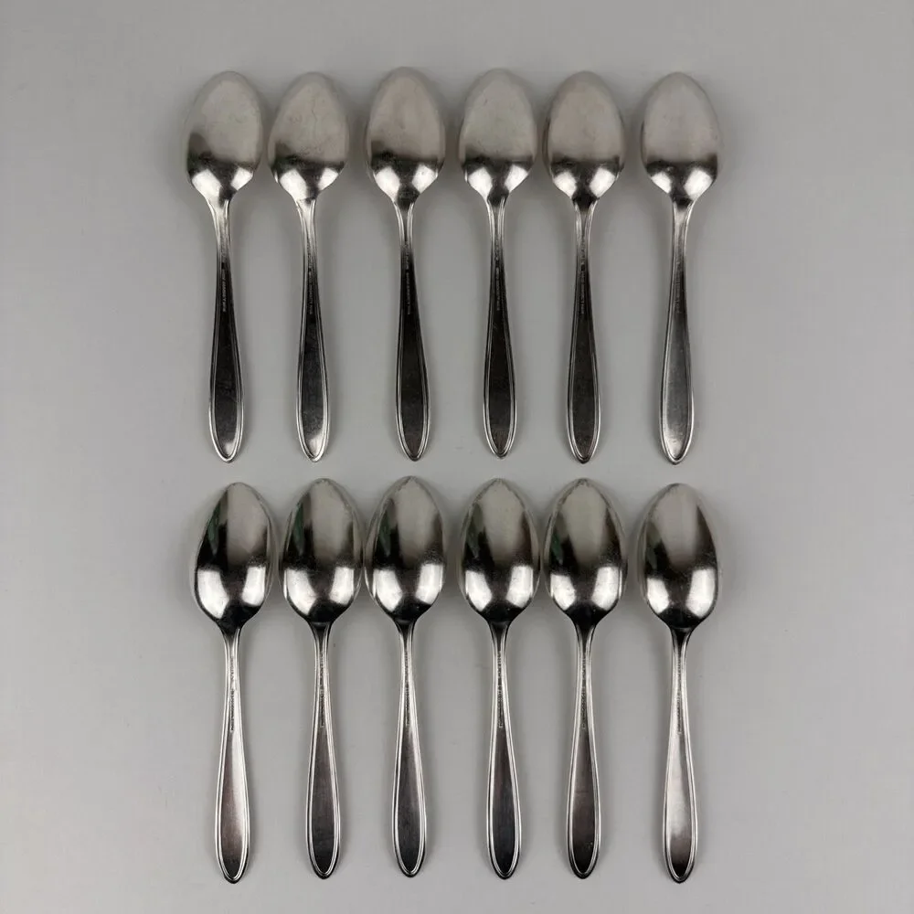 50-piece Set Tudor Plate Oneida Community Enchantment Bounty Silverware In Chest